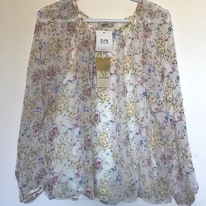Viola Borghi Floral Silk Blouse